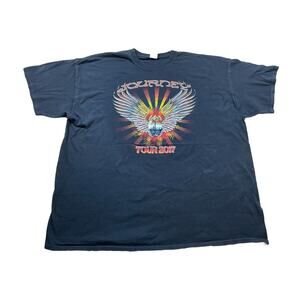 Journey Tour 2017 Mens 2XL T Shirt Graphic Short Sleeve Black